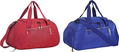 

American Tourister (Expandable) AMT DUNK DUFFLE 50 CM - RED & BLUE Gym Bag(Red, Blue), Blue;red