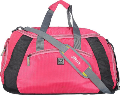 

alfisha (Expandable) Lightweight Waterproof Luggage Travel Duffel Bag / 20 Inch Pink Travel Duffel Bag(Pink)
