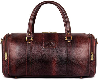 

The Clownfish Regal Travel Duffel Bag(Brown)