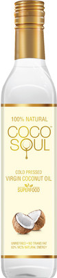 

Coco Soul Cold Pressed Natural Virgin VCNO Coconut Oil Plastic Bottle(500 ml)