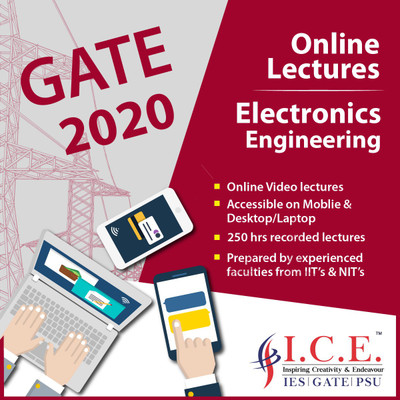

ICE GATE ICE GATE Electronic Communication and Engineering (Online Lectures) Course For GATE Exams - 2020(Online Lectures)