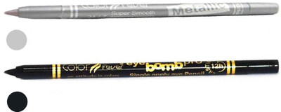 

Color Fever Long lasting waterproof liquid eyeliner 12 8 g(SILVER-BLACK)