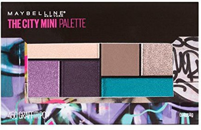 

Maybelline City Mini Palette Eye Shadows, Graffiti Pop, 6.1g 6.1 g(Palette)