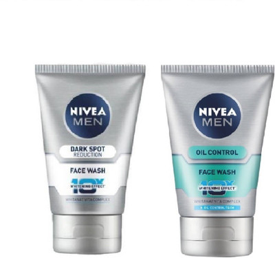 

Nivea men face wash dark spot and oil control 50 ml x 2 Face Wash(100 ml)