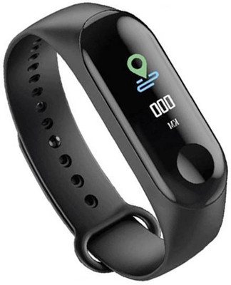 

LIFEMUSIC M3 Smart Fitness Band Waterproof Color Screen Wristbands Detachable Fitness Band(Black, Pack of 1)