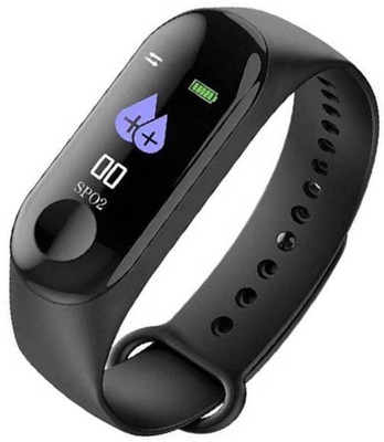 

LIFEMUSIC m3 Sensor Fitness Band M3 Smart Black Wristband Design Fitness Band(Black, Pack of 1)