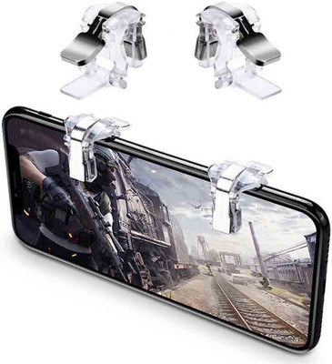 

BUY SURETY New Metal Version Mobile Gaming Trigger L1R1 Shooter Controller PUBG V3.0 For Smart phone Gaming Accessory Kit(Multicolor, For iOS, Android)