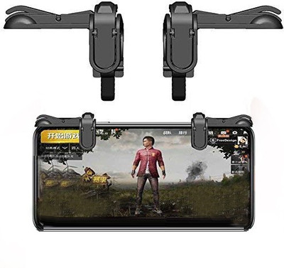 

Cellphonez 3 Pair Gaming Trigger L1R1 Shooter Controller PUBG Black for Smartphones Gaming Accessory Kit(Multicolor, For Android)
