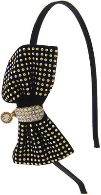 

Anuradha Art Jewellery Hair Bealt Head Band(Black)