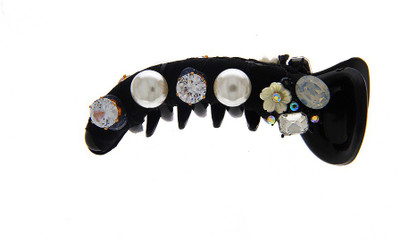 

Anuradha Art Jewellery Party Wear Banana Clip Banana Clip(Black)