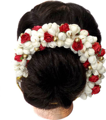 

Confidence Attractive Look Party Wear Juda Accessories Artifical Gajra For Hair Bun For Women, Multicolor Hair Accessory Set(Multicolor)