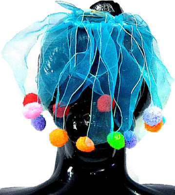 

Proplady Princess Collection Designer Pom Pom Elastic Cotton Stretch Ponytail Band/Hair Tie|Latest Hair Accessories for Girls & Women Rubber Band, Hair Accessory Set, Braid Extension, Bun Clip(Multicolor)