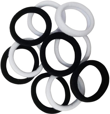 

Pooja Trendz Twin Color Cotton Stretch Rubber Bands/Ponytail Holder - 12 Pcs Rubber Band(Multicolor)