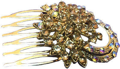 

the fab Padma Hair Stone Pin Comb Hair Pin(Gold)