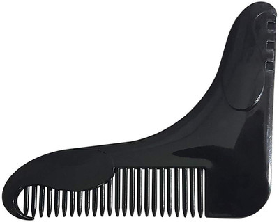 

BOXO Beard Shaping & Styling Tool Comb For Perfect Beard Lines & Symmetry (Black), Pack Of 1