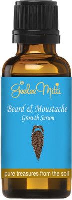 

Geeleemitti Beard Growth Serum for Beard Growth, Thickness & Handsome Facial Hair Hair Oil(30 ml)