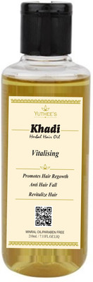 

Yuthee's Khadi Herbal Vitalising Hair Oil, 210ml Hair Oil(210 g)