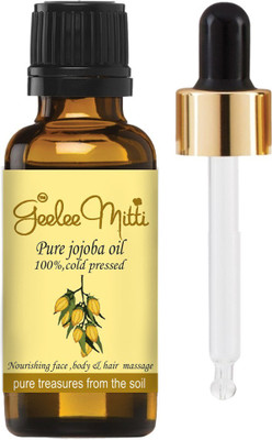 

Geeleemitti Pure Jojoba Carrier Oil for Skin, Hair and to be diluted with Essential Oils 30ml Hair Oil(30 ml)