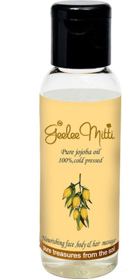 

Geeleemitti Pure Jojoba Carrier Oil for Skin, Hair and to be diluted with Essential Oils 50ml Hair Oil(50 ml)