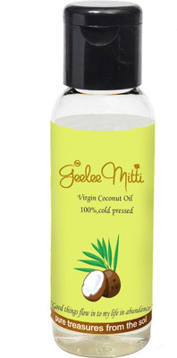 

Geeleemitti Virgin Coconut Carrier Oil 100% Natural to be diluted with Essential Oils 100ml Hair Oil(100 g)