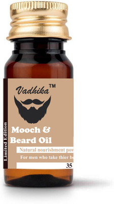 

Vadhika Mooch & Beard Oil 4x4 (35 ml) Hair Oil (35 ml) Hair Oil(35 ml)