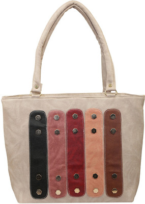 

Sweet Heart Shoulder Bag(Beige, Multicolor)