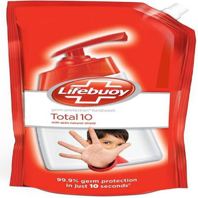 

Lifebuoy Total 10 Hand Wash Refill Pack Of 2(750 ml, Pouch, Pack of 2)