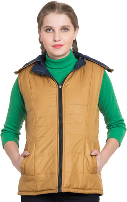 Deewa Sleeveless Solid Women Jacket