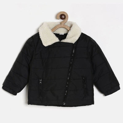 

Mini Klub Full Sleeve Solid Baby Boys & Baby Girls Jacket, Dark grey