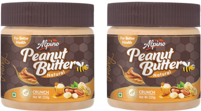 

Alpino Natural Honey Peanut Butter Crunch 500g (250g Pack Of 2) 500 g(Pack of 2)