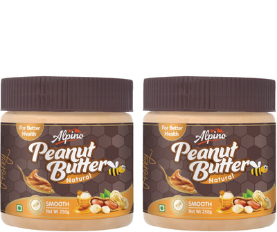 

Alpino Natural Honey Peanut Butter Smooth 500g (250g Pack Of 2) 500 g(Pack of 2)
