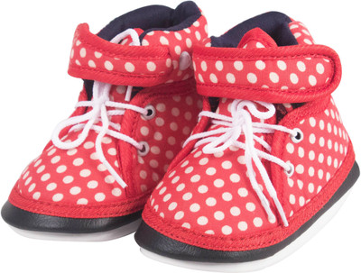 

Ole Baby Boys & Girls Velcro Casual Boots(Red, Tomato red