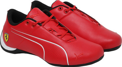 

Puma Boys & Girls Lace Riding Boots(Red, Rosso corsa- white