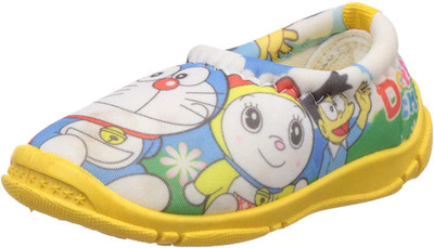 doraemon Boys Slip on Walking Shoes(Blue, Blue yellow