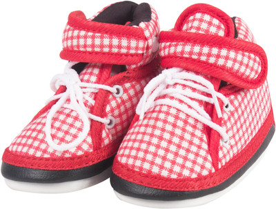 

Ole Baby Boys & Girls Velcro Casual Boots(Red, Maroon