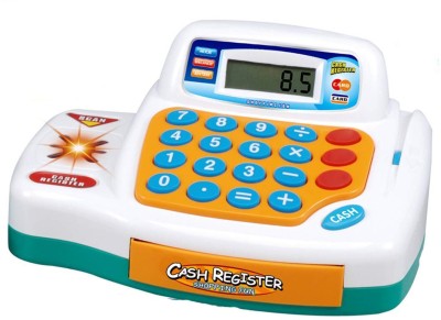 

Baybee Funbee Kids Toy Cash Register - Pretend Play Educational Toy Cash Register Lights and Sounds, Play Money, Grocery Toy(Multicolor)