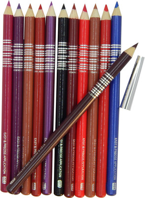 

firstzon™ Easy & precise application lip/eye liner set of 12(multi)