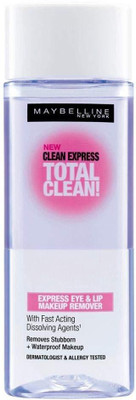 

Maybelline New Clean Express Total Clean (Eye & Lip) Makeup Remover(70 ml)