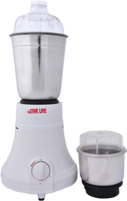 

STAR LINE MG18H30 550 Mixer Grinder(MILKY WHITE, 2 Jars)