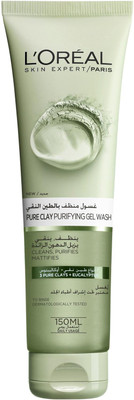 

L'Oreal Skin Expert Pure Clay Purifying Gel Wash, 150ml Hair Gel(150 ml)