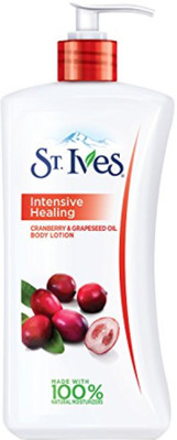 

St. Ives Intensive Healing Body Lotion, Cranberry and Grapeseed Oil 21 oz(620 ml)