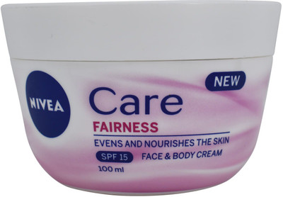 

Nivea Care Fairness Face & Body Care Cream (SPF15)(100 ml)