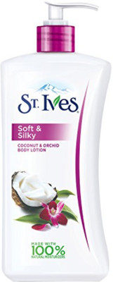 

St. Ives Soft & Silky Body Lotion, Coconut and Orchid 21 oz(620 ml)