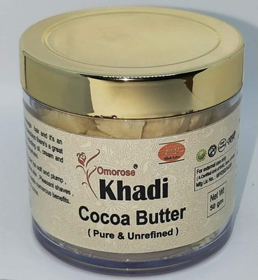 

Khadi Omorose Cocoa Butter (Pure & Unrefined), 50 Grams(50 g)