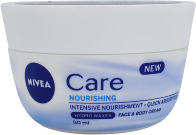 

Nivea Care Nourishing Face & Body Cream, Hydro Waxes - 50ml(50 ml)