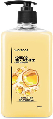 

Watsons Honey & Milk Scented Cream Hand Soap(500 ml)
