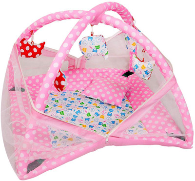

Croox New born babies Baby Bed Crib(Fabric, Pink)