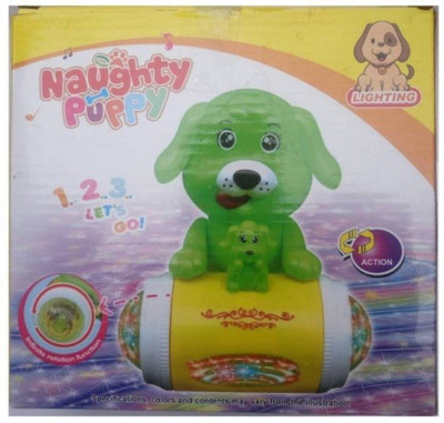

Shopjamke Cute Dancing Dog with music , flashing lights and 360° rotation (Multicolor)(Multicolor)