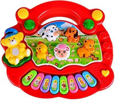 

NGEL Worlds Electric Light And Sound Animal Farm Piano For Kids(Multicolor)