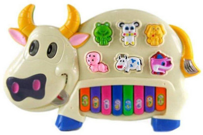 

RGB GROUP Baby Cow Educational Interactive Piano (White)(White)